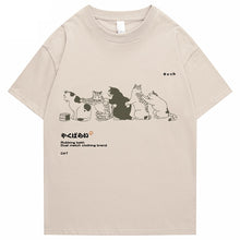 Load image into Gallery viewer, Cat Rubbing Bath T-Shirt
